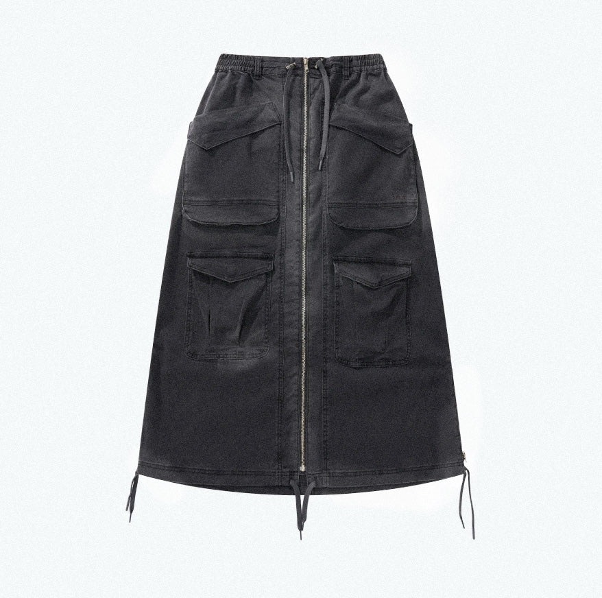 SENSE Washed Cargo Full Skirts