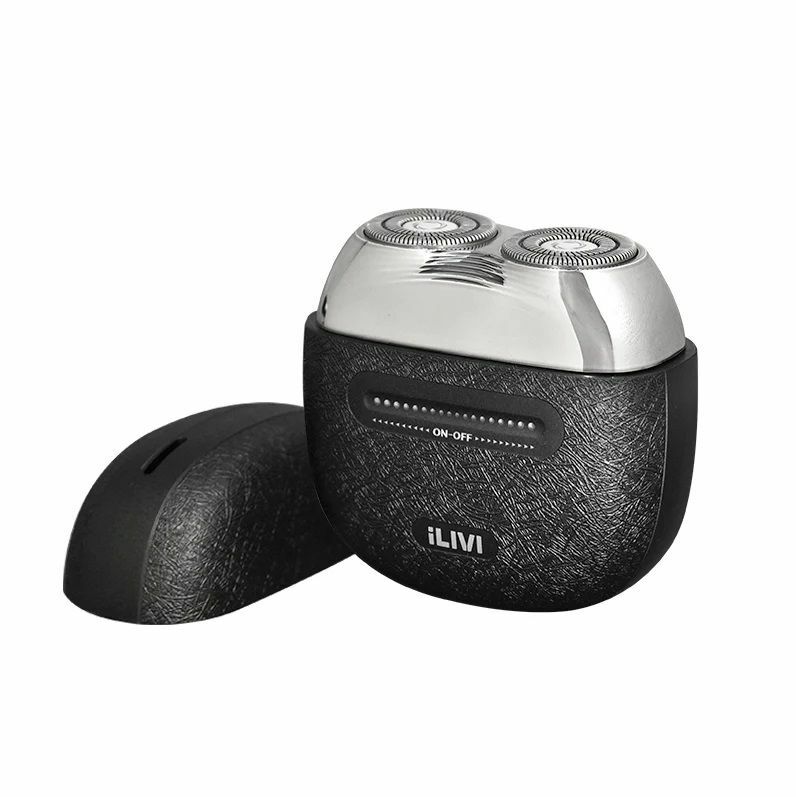 德國iLivi Mini-Max迷你超鋒高轉速淨360°環貼感應滑控乾濕電鬚刨（黑紳士禮盒裝）
