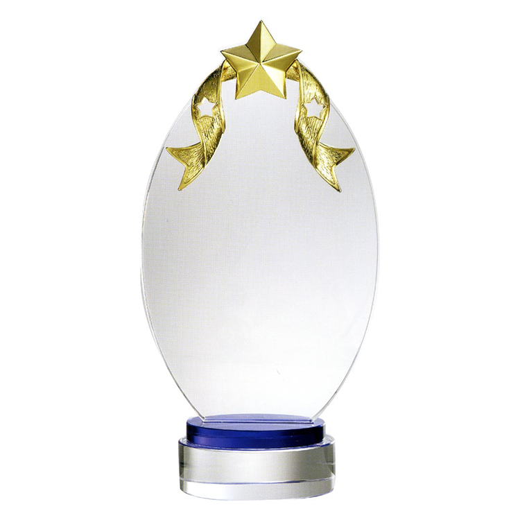 金屬獎座｜吉星高照星星水晶獎牌 榮耀與祝福的璀璨象徵