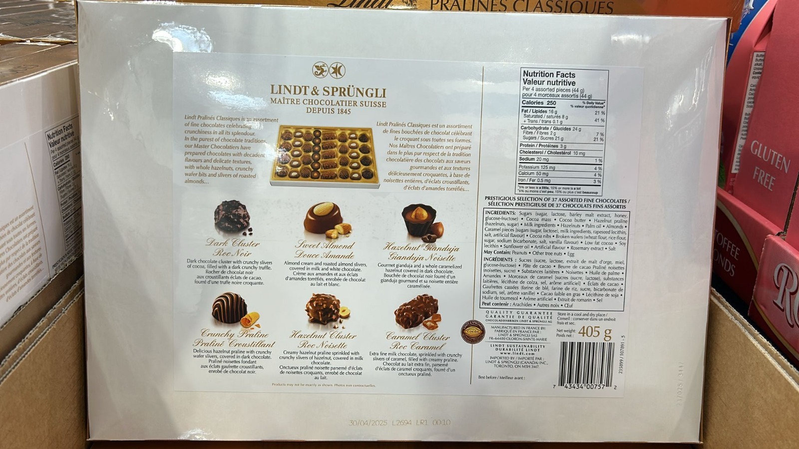 Lindt 經典含餡可可球禮盒