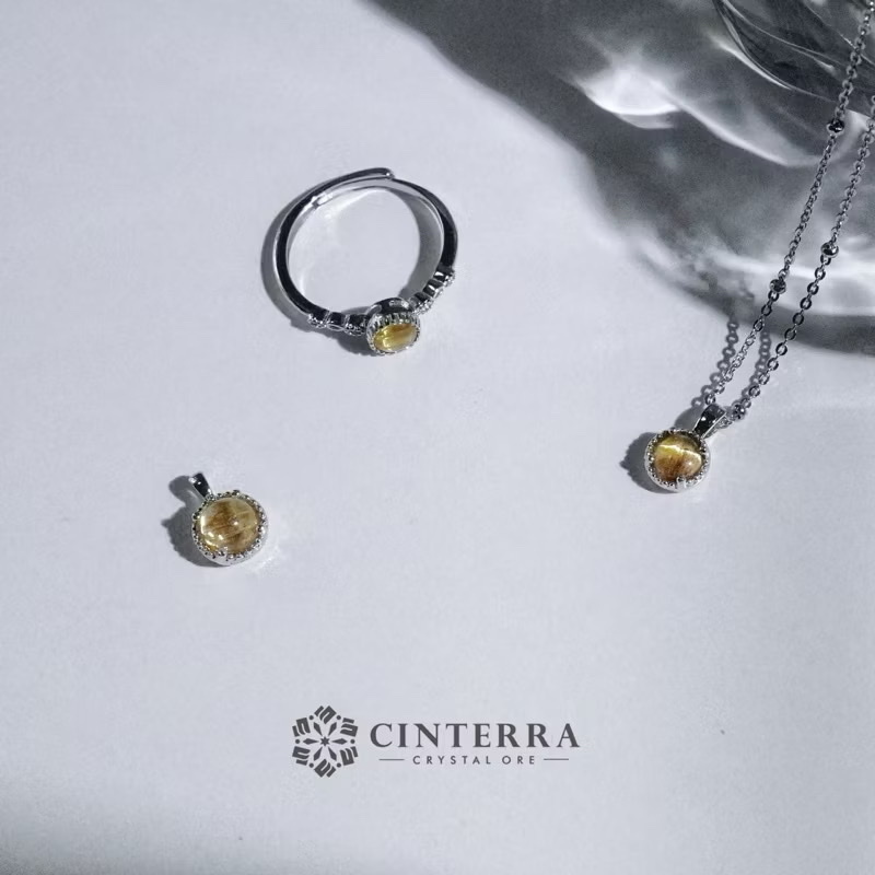 杯子蛋糕系列｜收藏級鈦晶項鍊｜收藏級鈦晶戒指