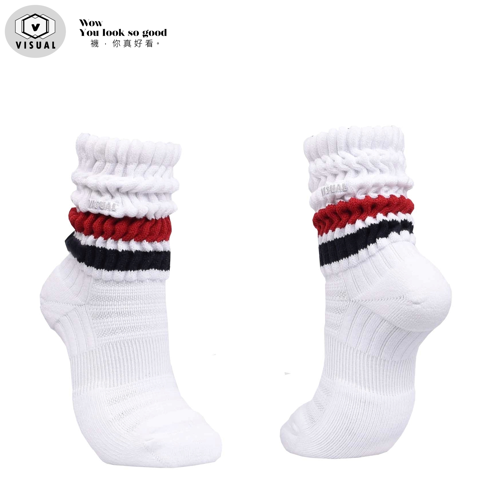 【VISUAL】經典橫紋泡泡【津白】