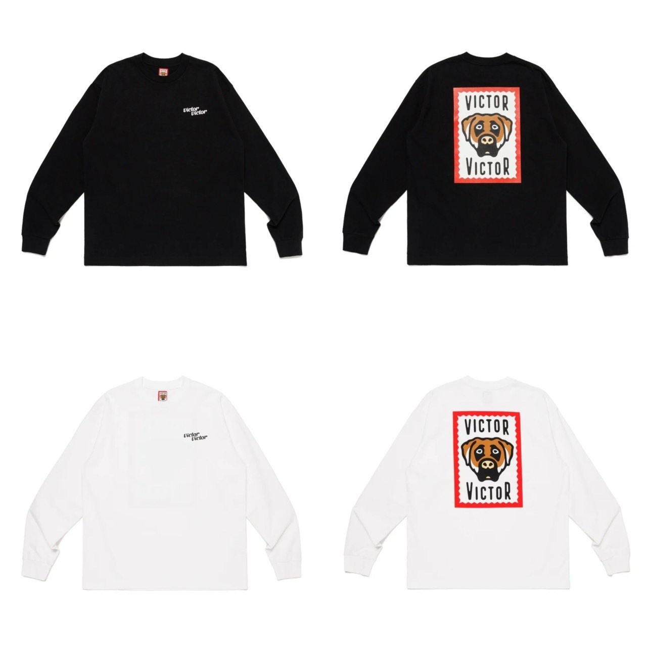 VICTOR VICTOR L/S T-SHIRT土佐狗 圖案 長袖 VV03CS001