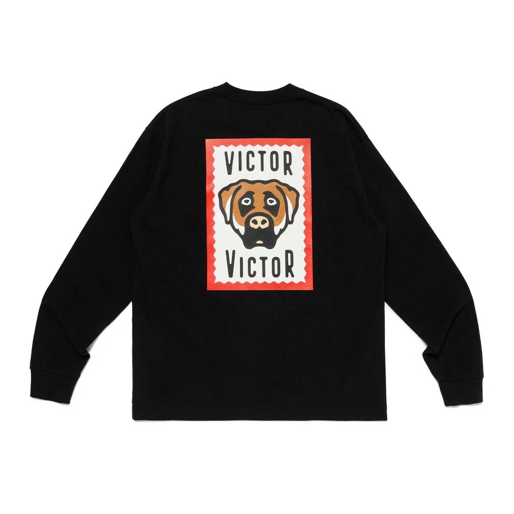 VICTOR VICTOR L/S T-SHIRT土佐狗 圖案 長袖 VV03CS001