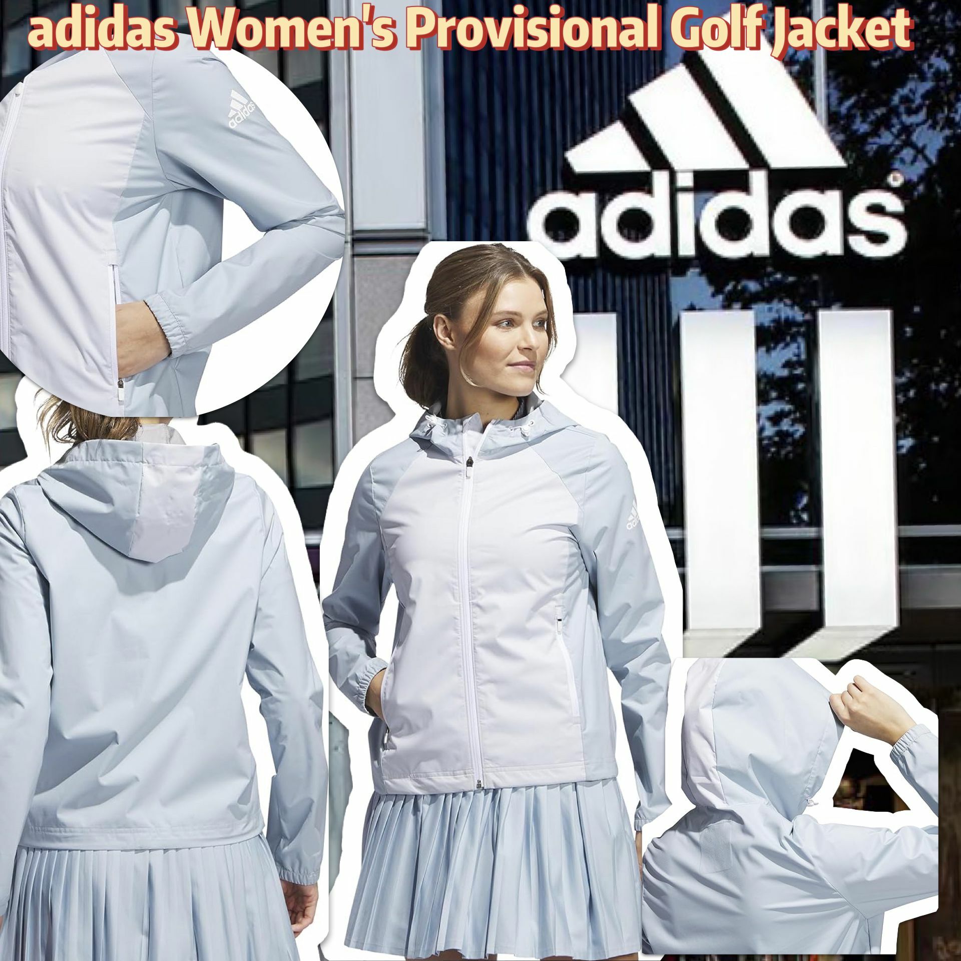 【預購】ADIDAS Golf G121711 女裝拉鏈外套