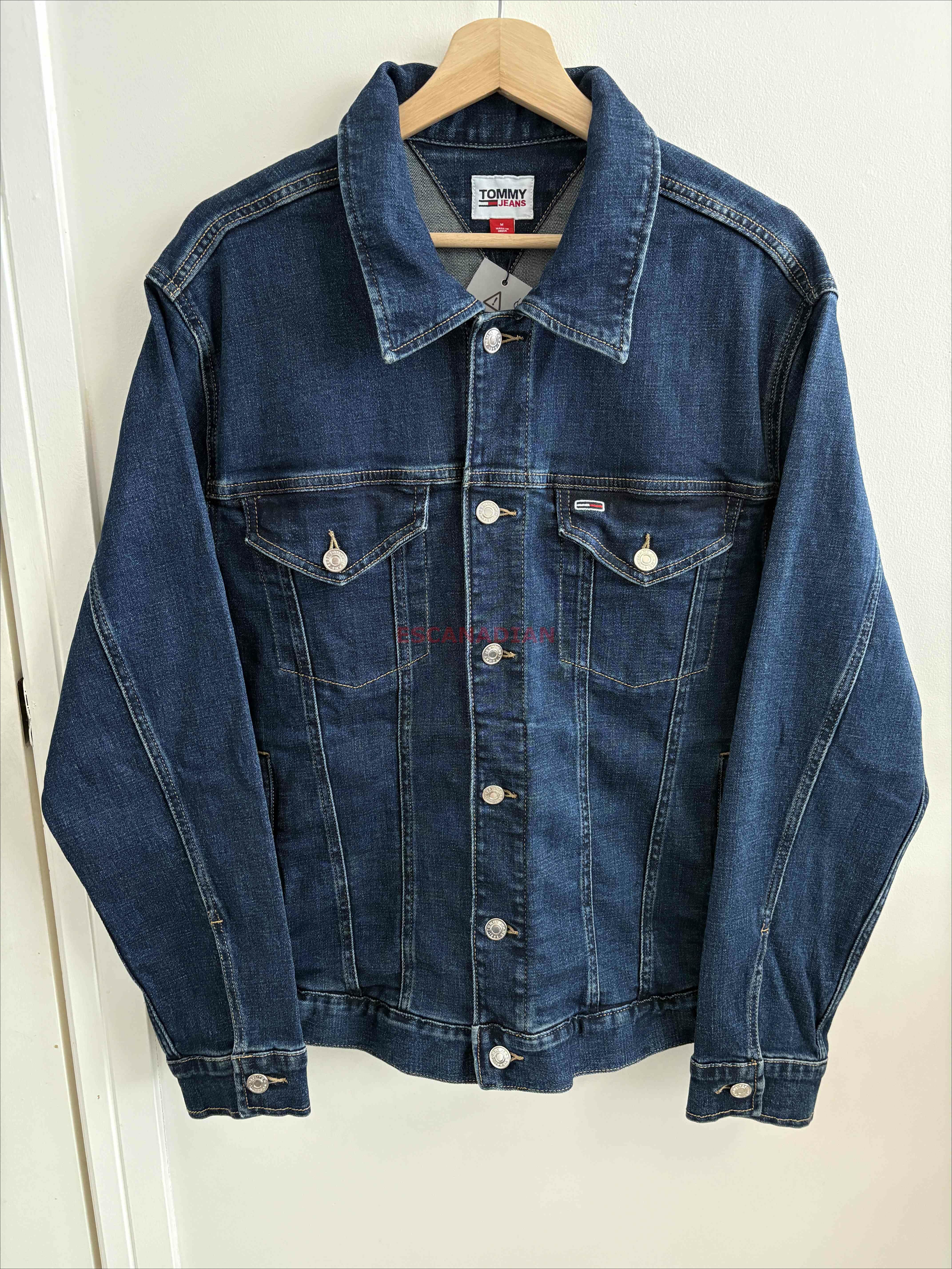 TOMMY 男大人 Jeans系列 高磅數 硬挺版 牛仔外套