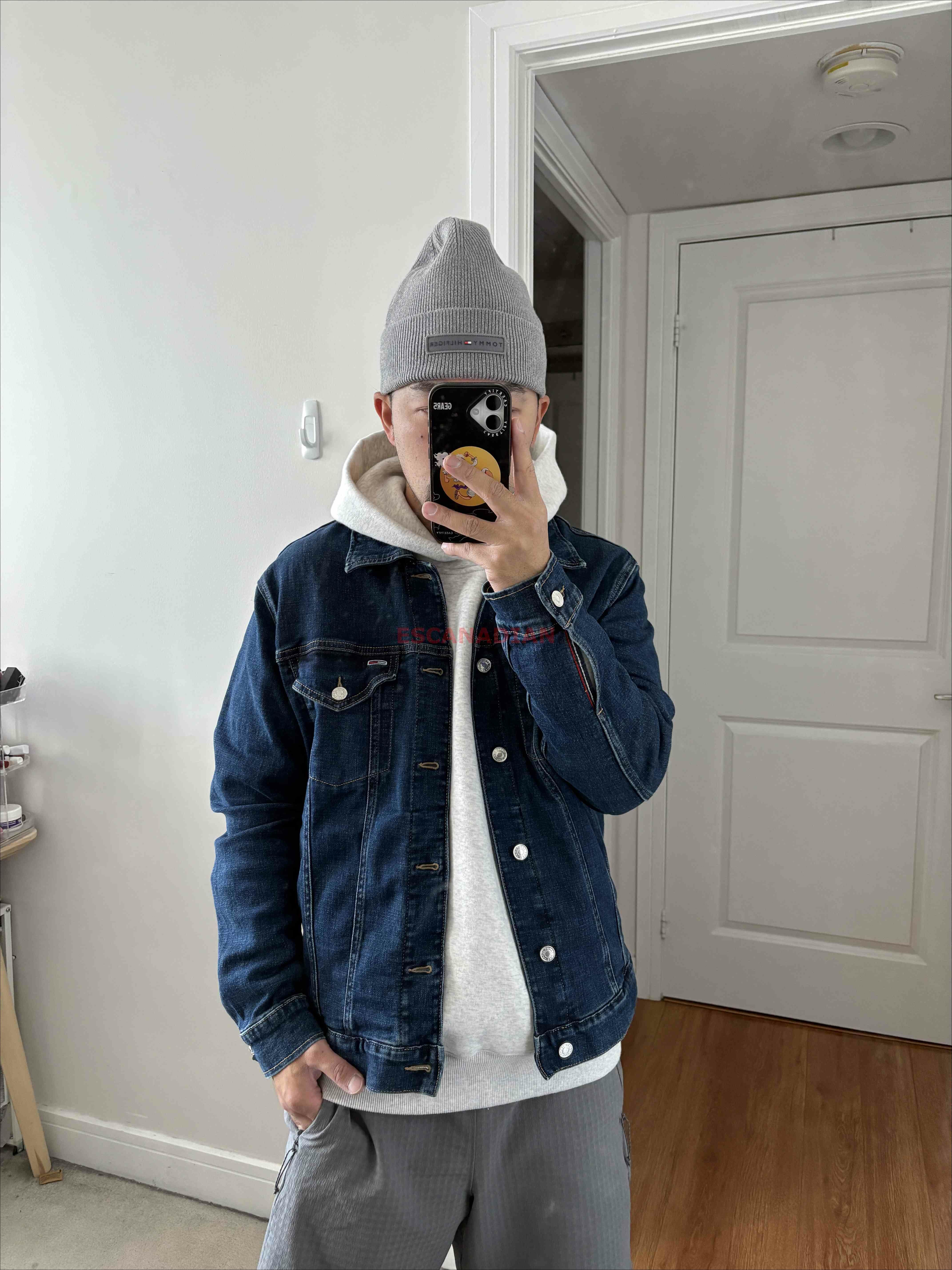 TOMMY 男大人 Jeans系列 高磅數 硬挺版 牛仔外套