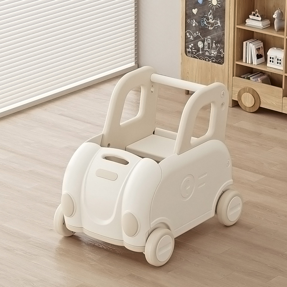 【nunuhouse】汽車造型 多用途 幼童收納學步車
