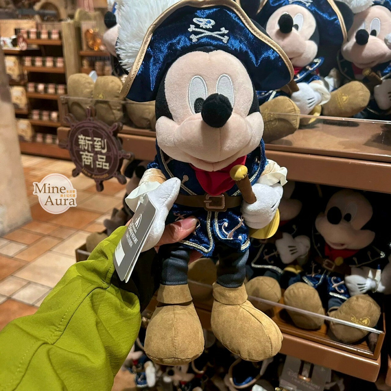 海盜系列 米奇 Mickey 娃娃 玩偶 -上海迪士尼樂園