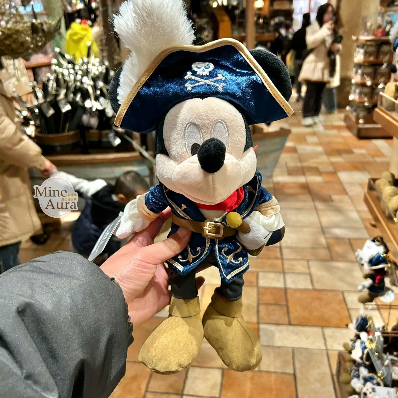 海盜系列 米奇 Mickey 娃娃 玩偶 -上海迪士尼樂園