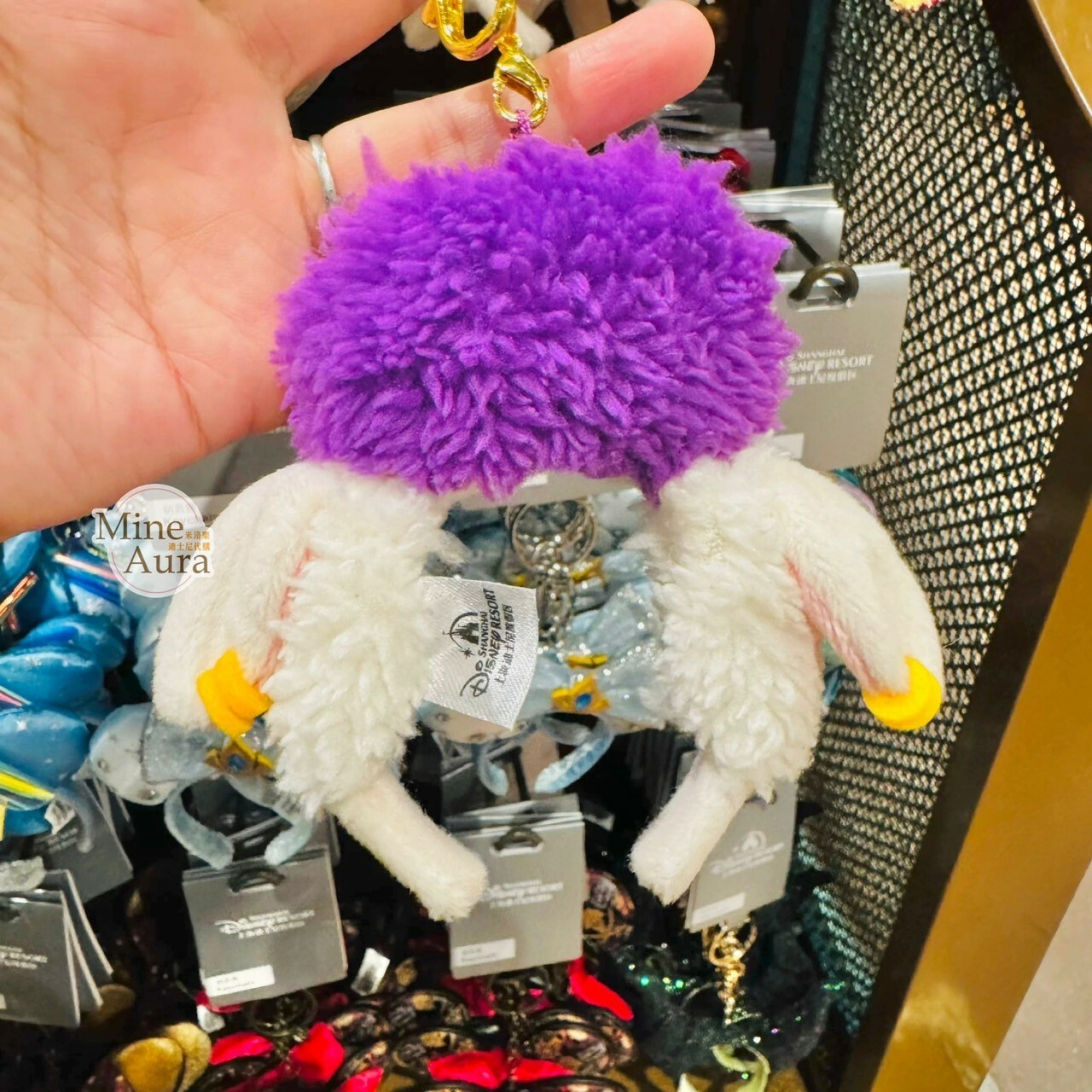 副市長 羊咩咩 Dawn Bellwether 髮圈 造型 鑰匙圈 吊飾 動物方城市 Zootopia -上海迪士尼樂園