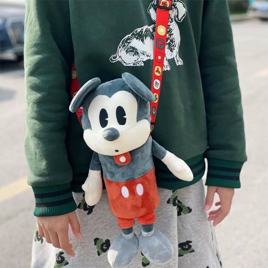 上海代購 ❘ 迪士尼 米奇 Mickey 保溫瓶+絨毛造型杯套 -正版授權