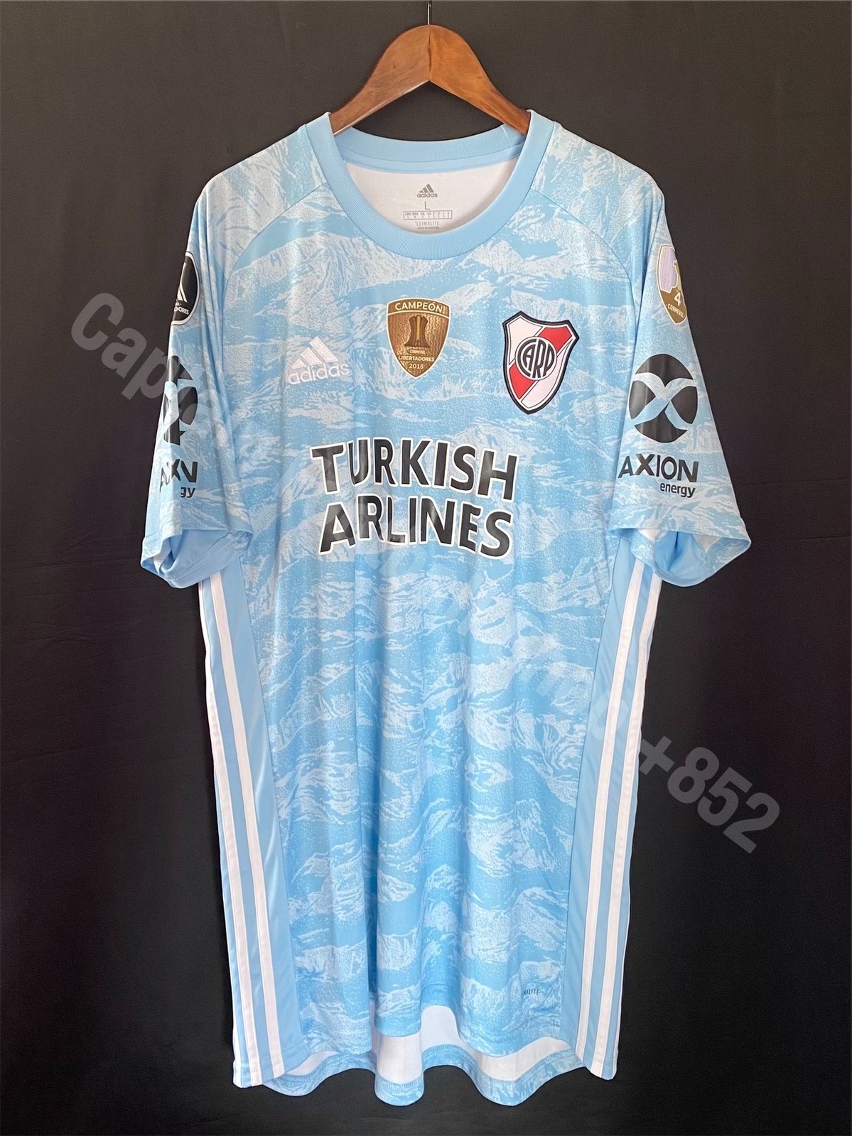 (更衣室版) 河床 2019 南美自由杯 Adidas 龍門更衣室球員版球衣 #1 ARMANI