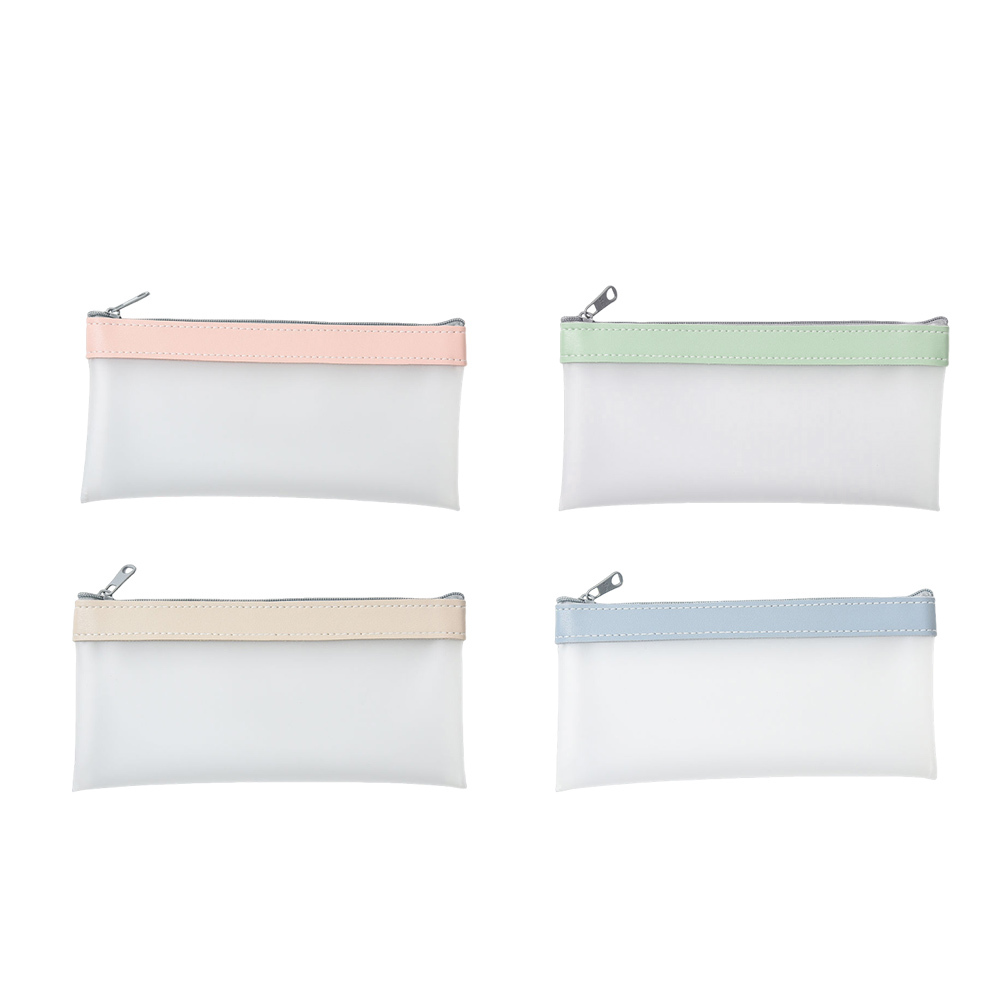 莫蘭迪色磨砂筆袋