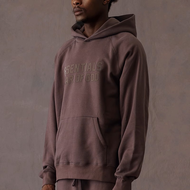 ESSENTIALS FOG FEAR OF GOD 膠印基本字體 基本Logo 連帽上衣 帽T 帽TEE ESS197704