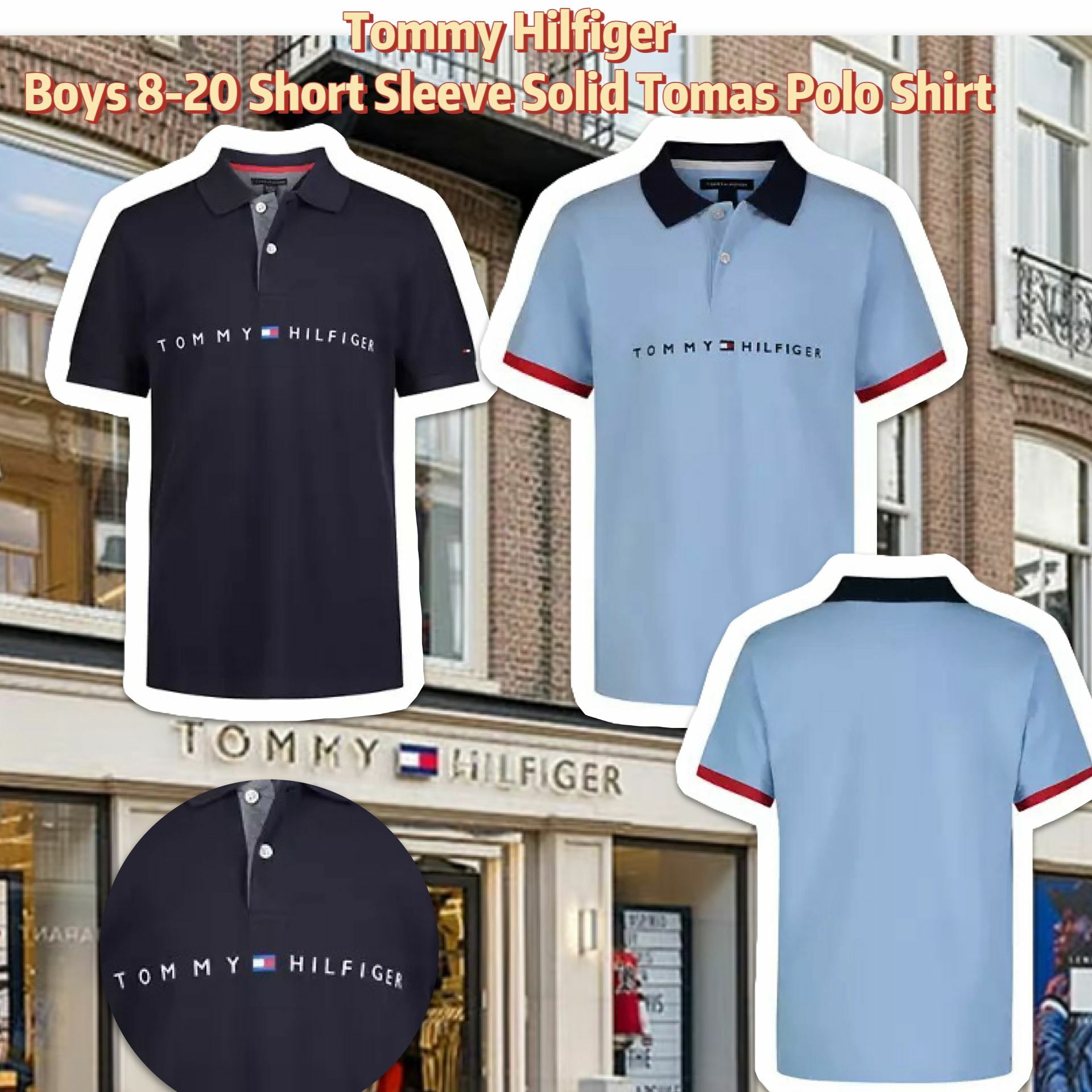 【預購】Tommy Hilfiger Tomas Knit G121738 男童短袖tee