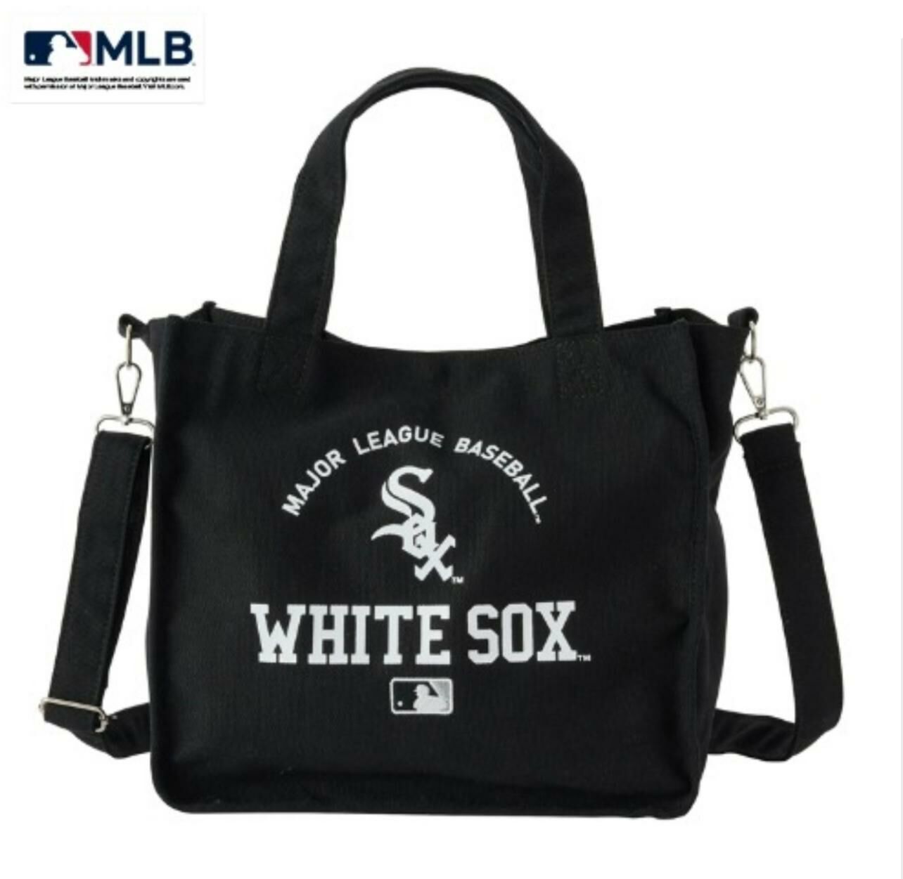 (現貨)🇯🇵日本直送 MLB 側揹 手挽袋 (黑白2款/2色)