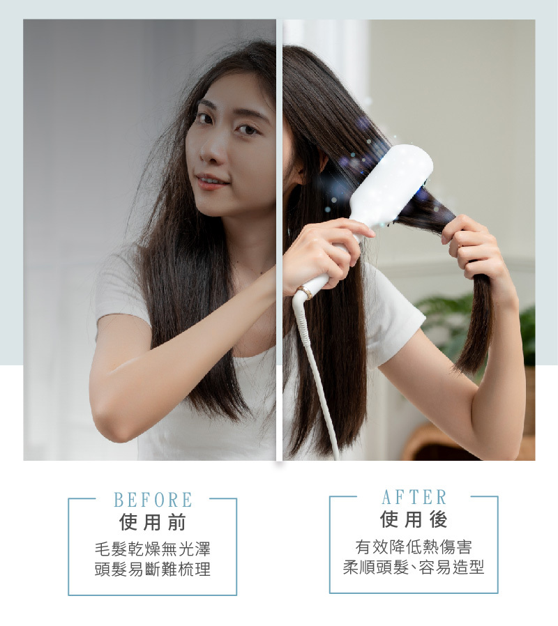 【MUNICHI】ION負離子溫控直髮梳MMC-QQ2_頭髮困擾