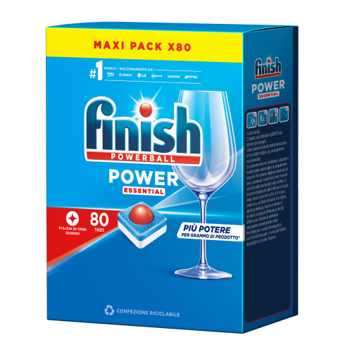 亮碟 - Finish亮碟洗碗塊洗碗機專用洗碗凝珠, 80粒