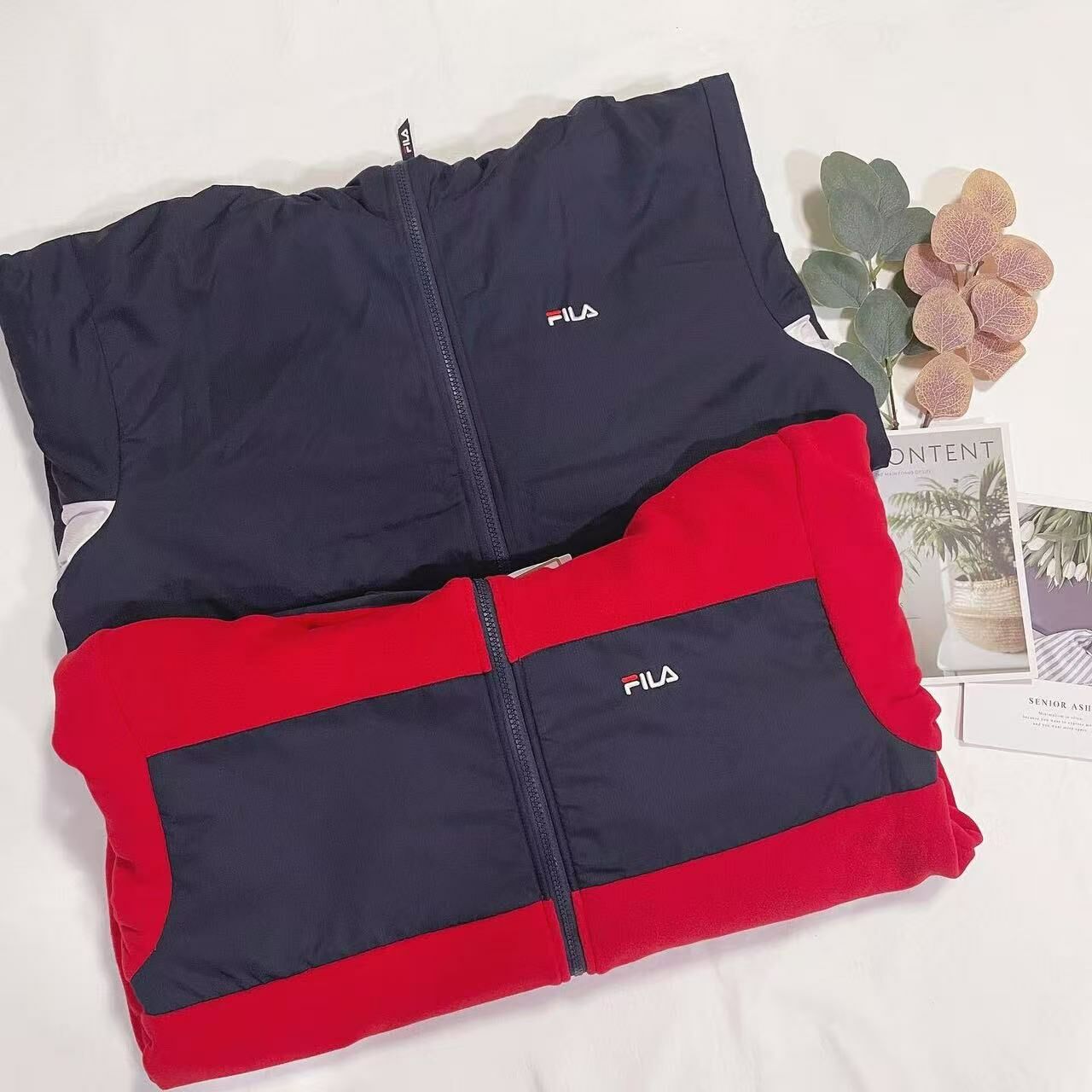 🇯🇵日本代購雙面款FILA LOGO JACKET