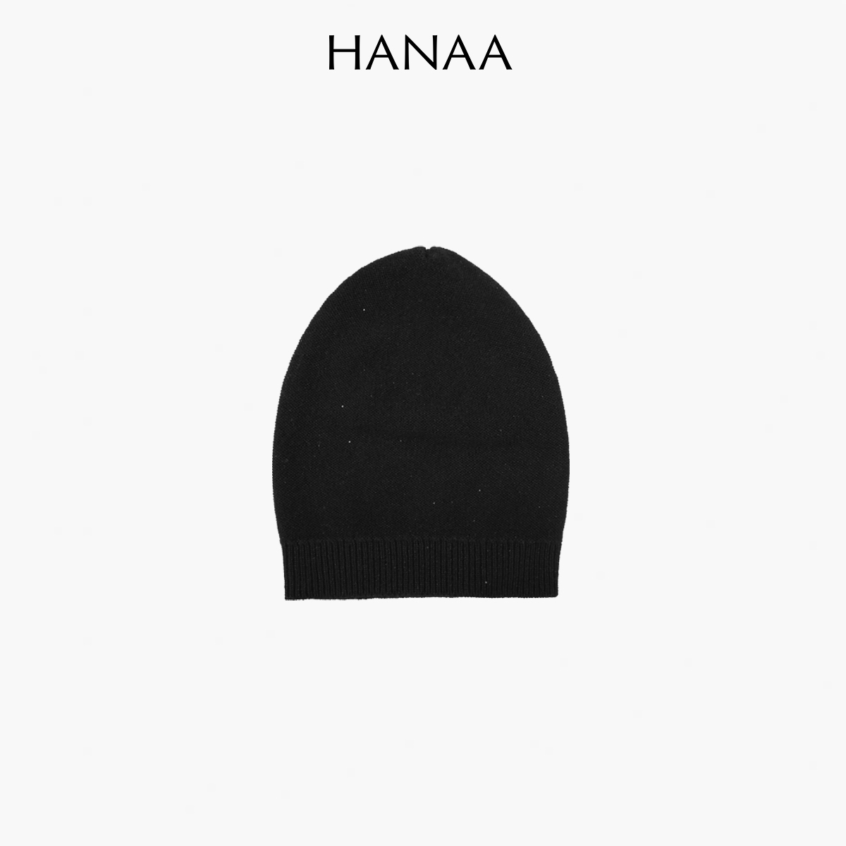 HANAA 秋冬新款康賽妮羊絨混紡珠片紗針織繁星冷帽