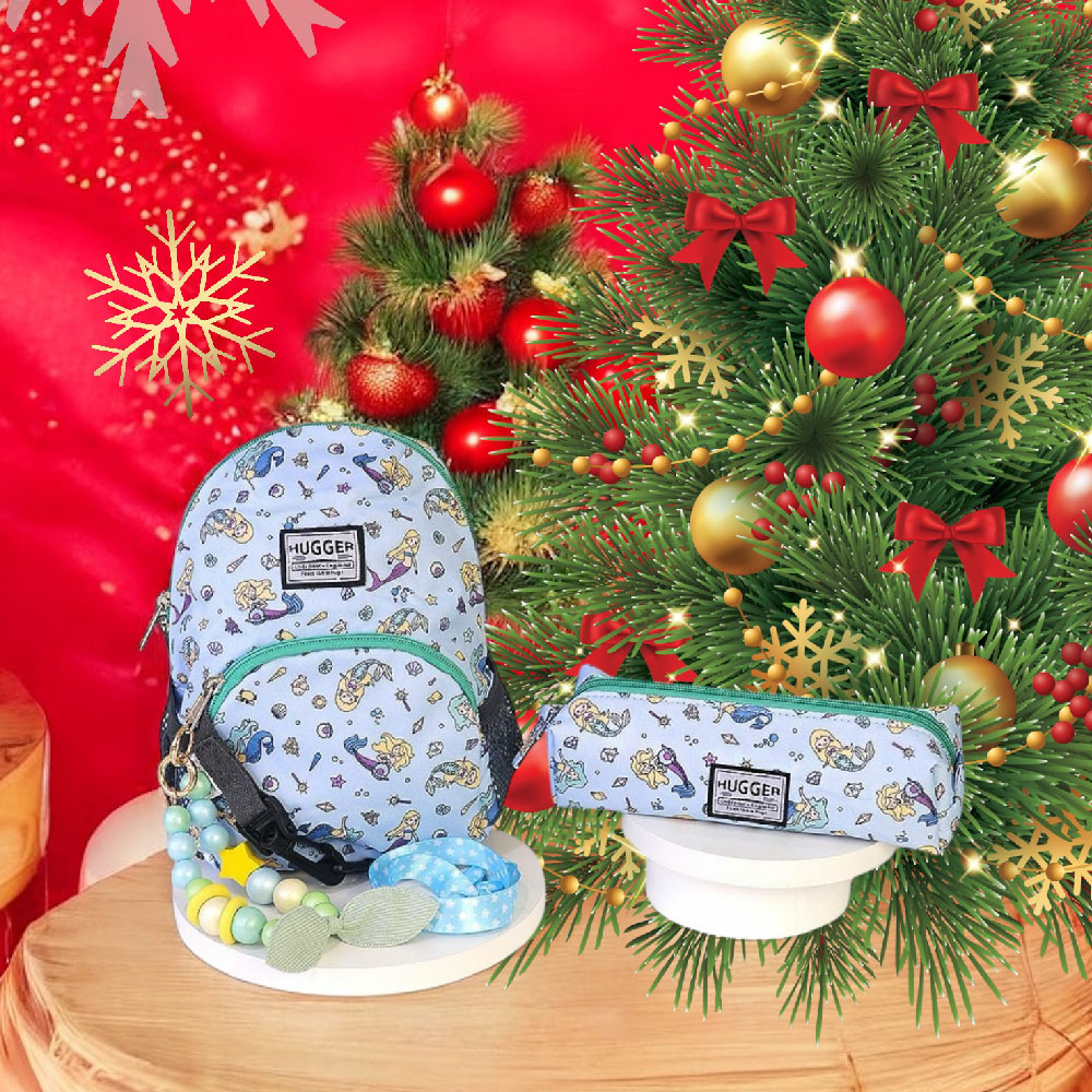 防走失背包聖誕美人魚