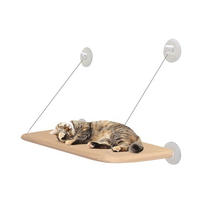 意大利 Camon 吸盤式貼窗吊床貓窩 承重10kg 55X33cm