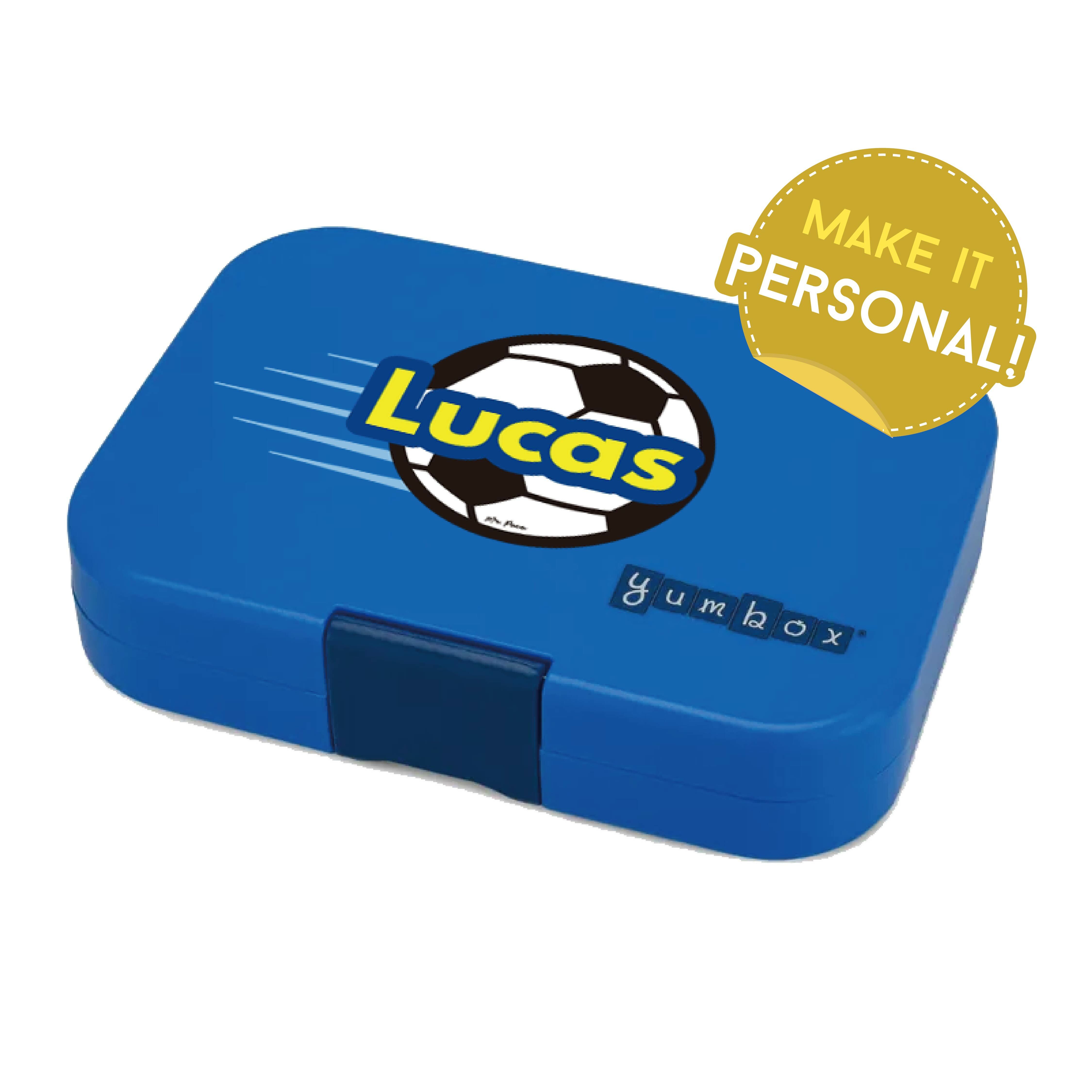 個性化 Yumbox Panino 午餐盒 (4格) - Surf Blue (Shark)