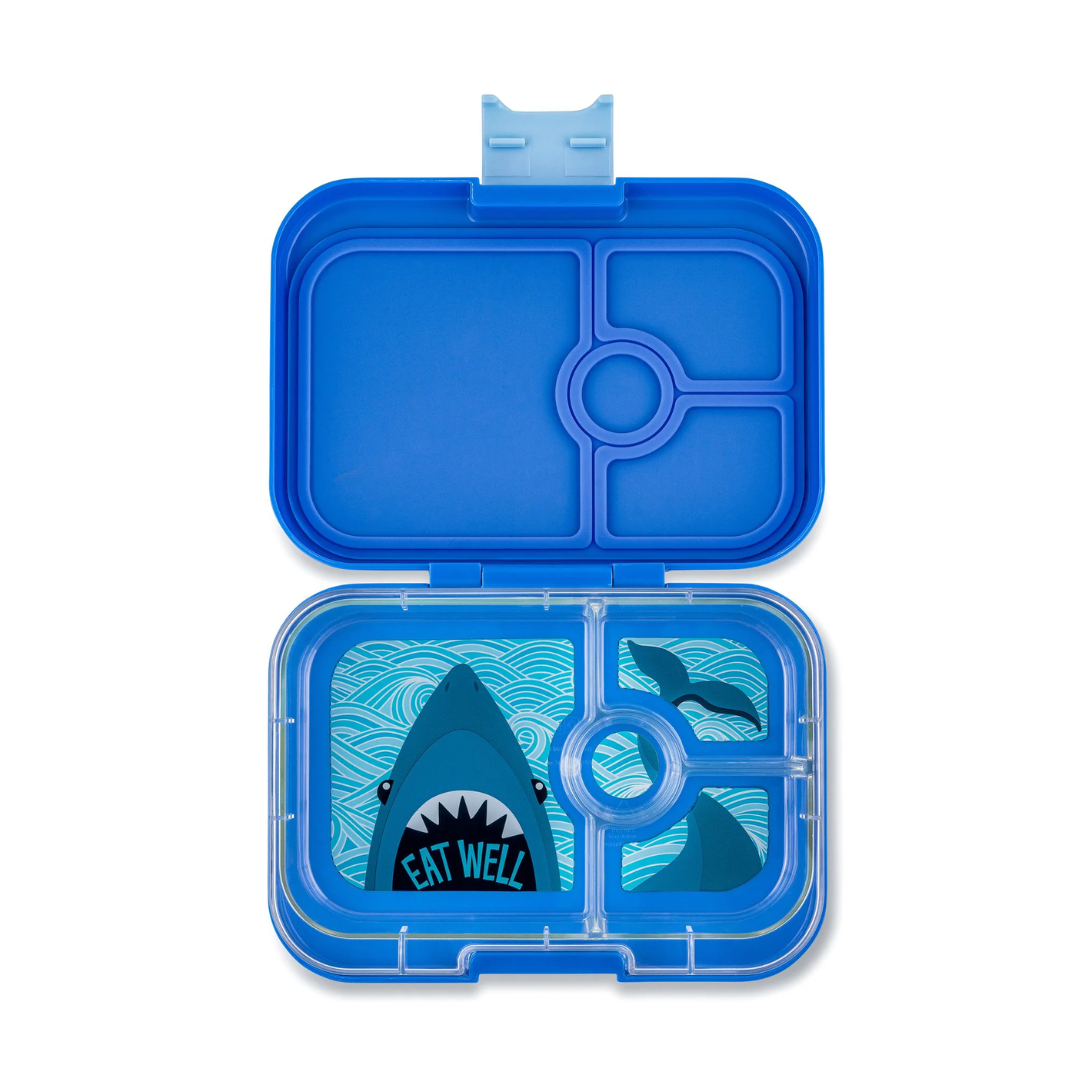 個性化 Yumbox Panino 午餐盒 (4格) - Surf Blue (Shark)