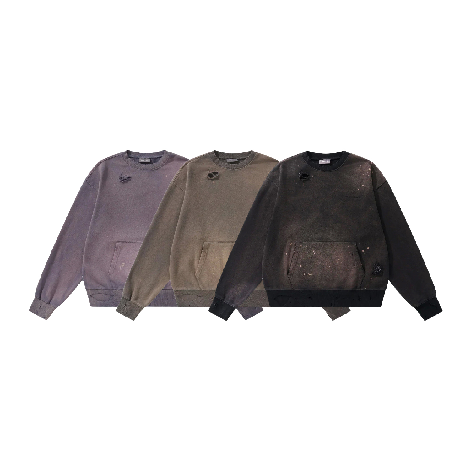 【車庫服飾】SENSE Distressed Crew Neck
