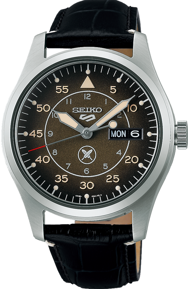 萬年鐘錶 - SEIKO  5 Sports  滑板冠軍堀米雄斗限量機械錶  SRPL31K1 / 4R36-16X0C  錶徑39.4MM
