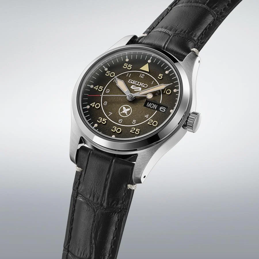 萬年鐘錶 - SEIKO  5 Sports  滑板冠軍堀米雄斗限量機械錶  SRPL31K1 / 4R36-16X0C  錶徑39.4MM