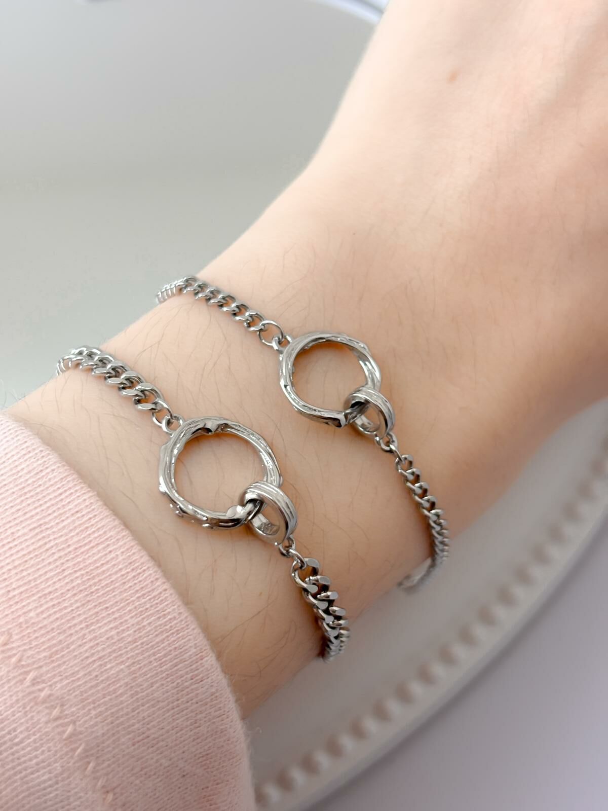 荊棘相扣 閨蜜/情侶手鍊 📿 免費刻字