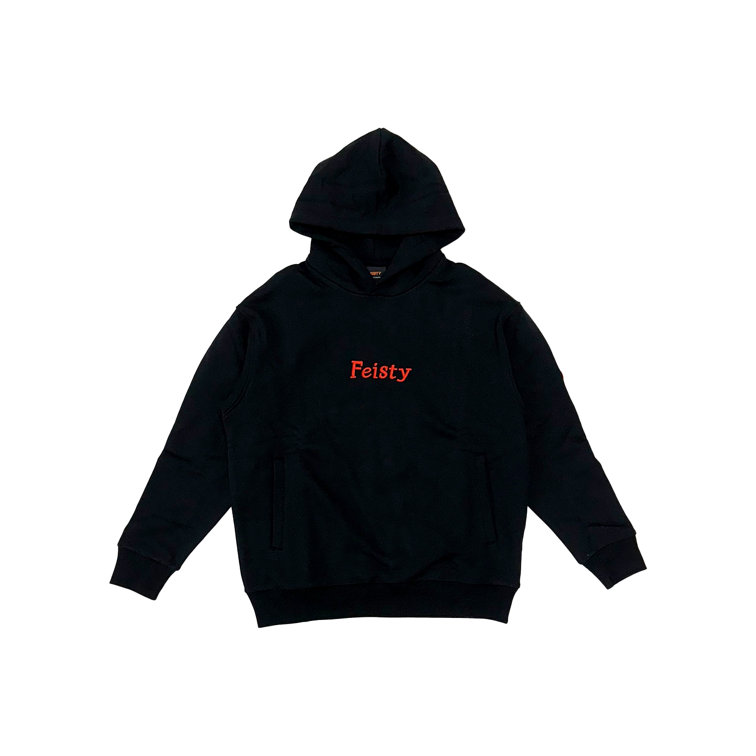 FEISTY 24FW LOGO HOODIE 24電繡帽踢 長袖 黑色 藍色 灰色 FS-US24-27 28 29 [台灣現貨]