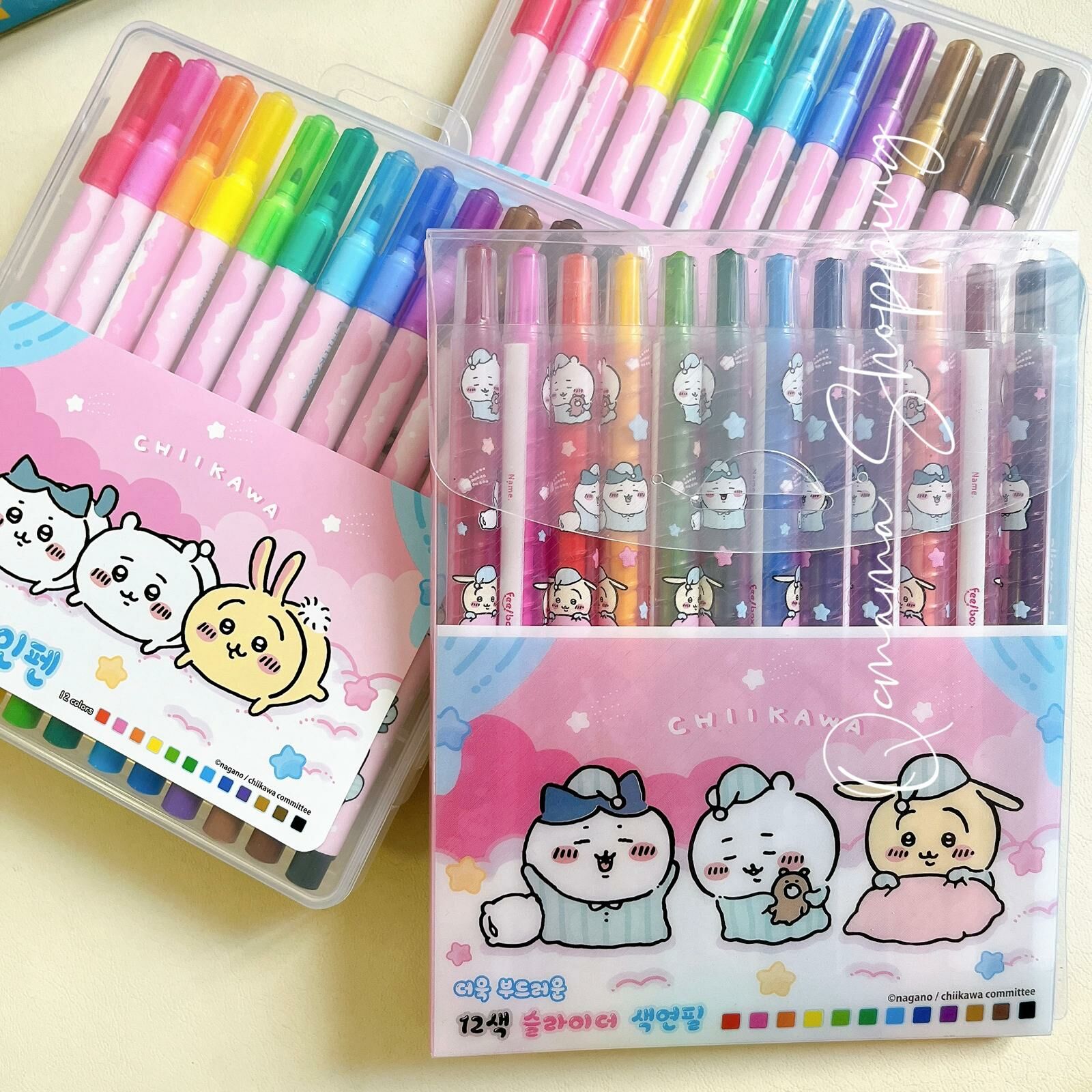 (現貨)Chiikawa 水筆/ Crayon set