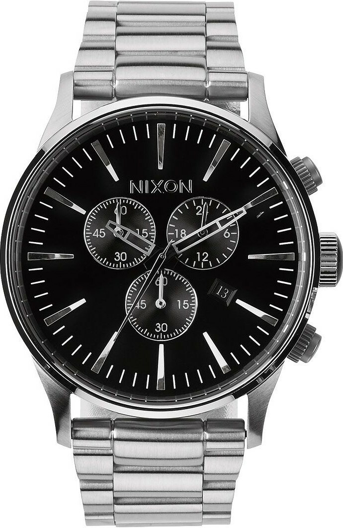 萬年鐘錶 - NIXON 尼克森  SENTRY SS  三眼計時衝浪錶  A386-000  錶徑42MM