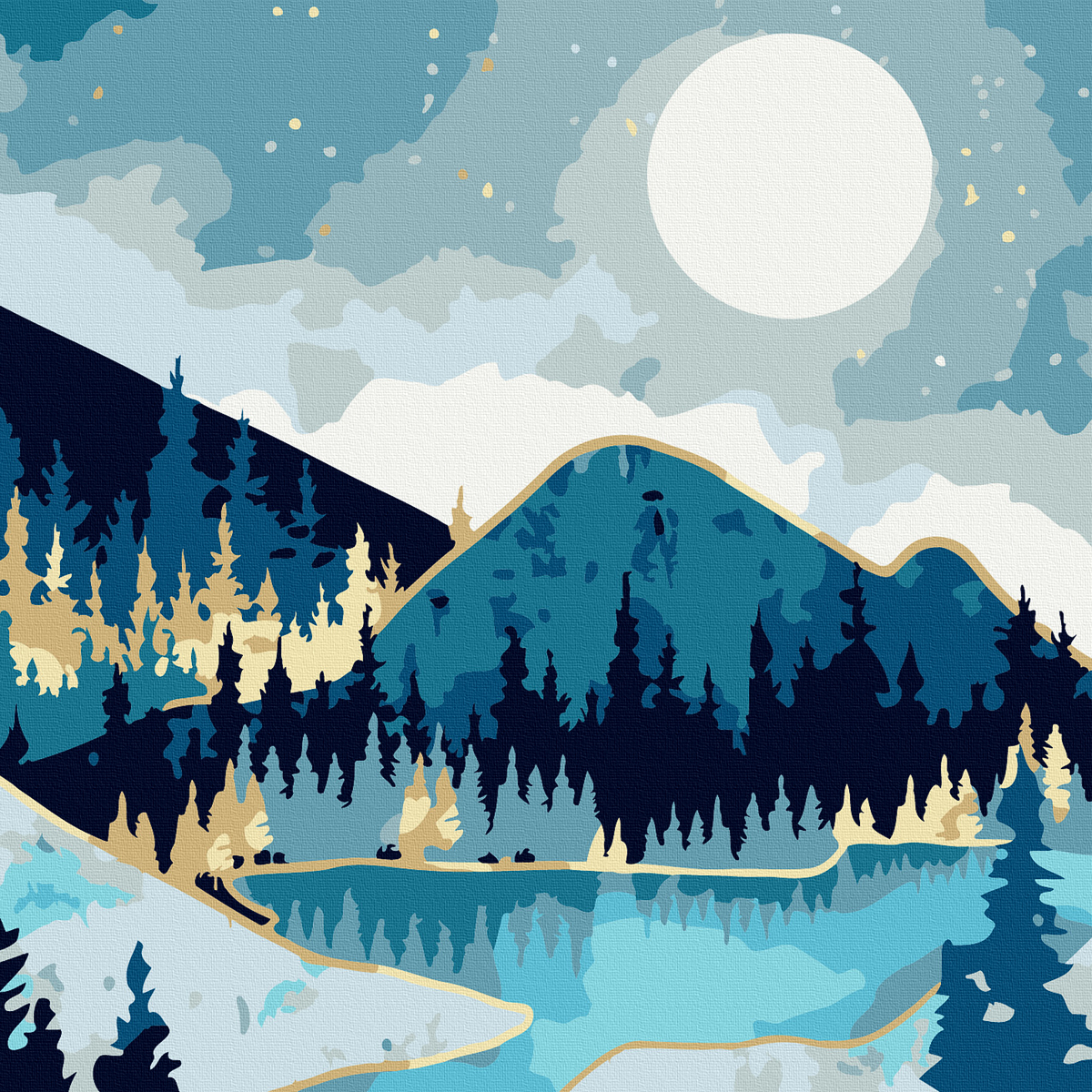 【DA3307】月夜（袋裝）