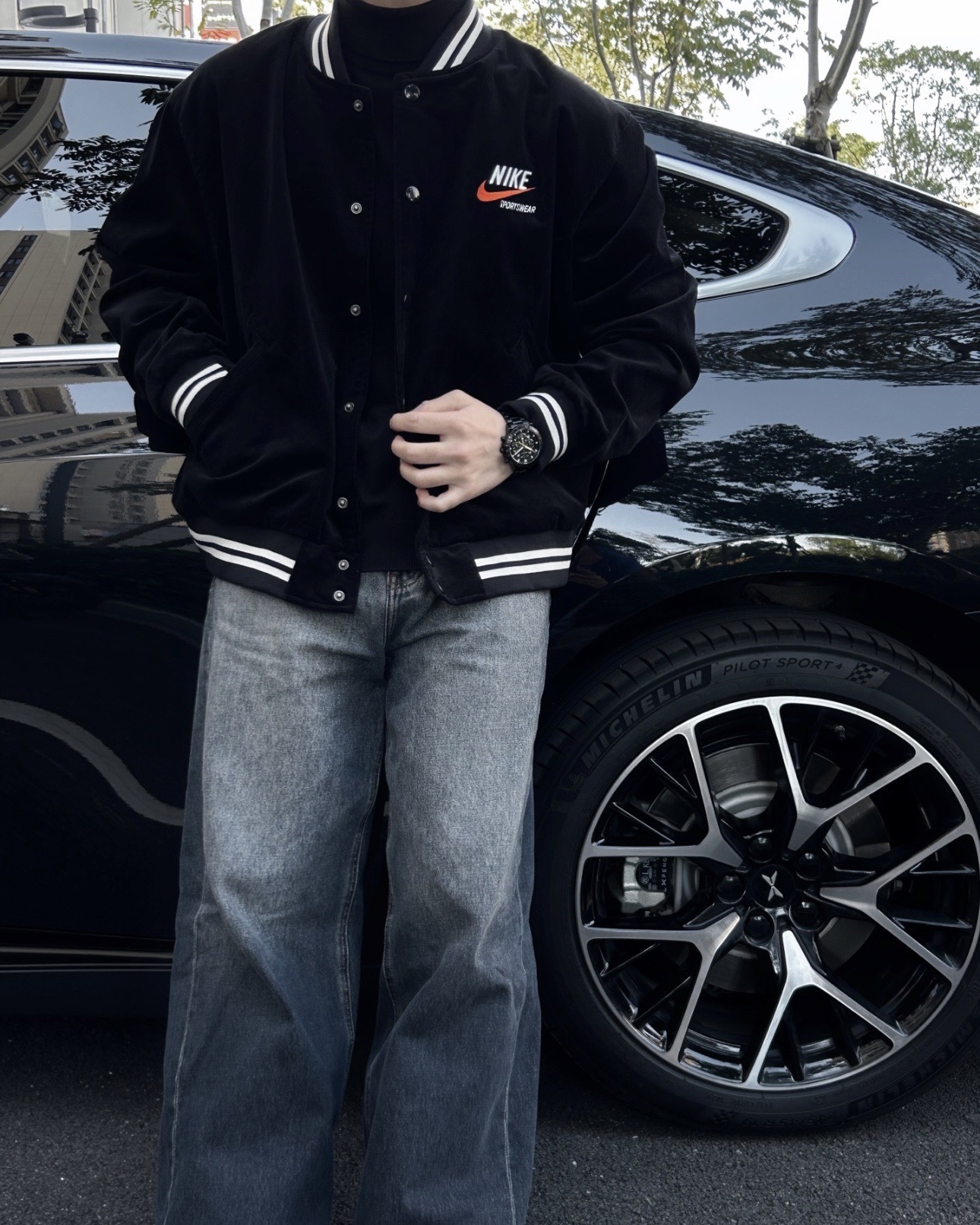 #現貨 NIKE NSW Trends Bomber 燈芯絨 復古棒球外套 DV9998-010