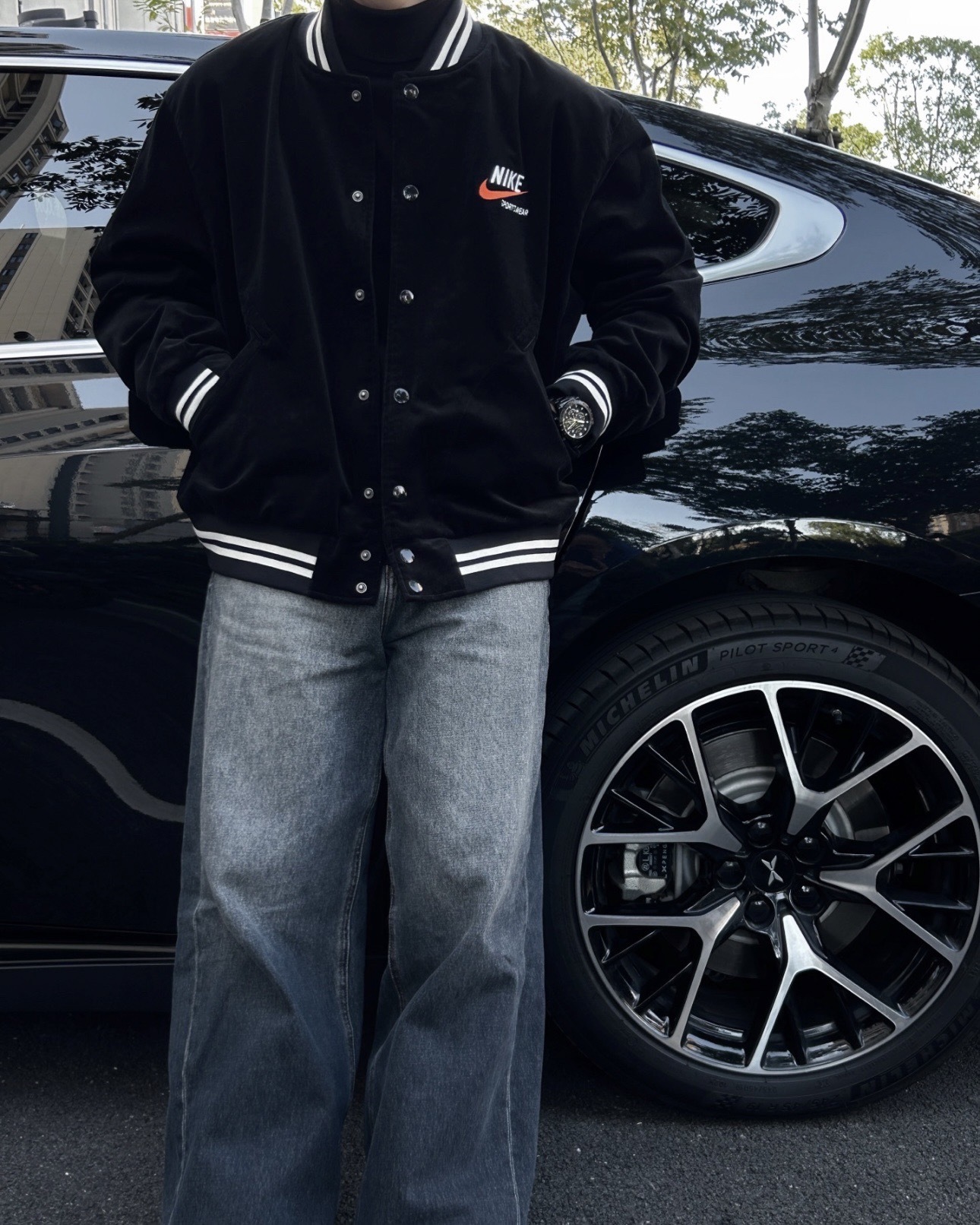 #現貨 NIKE NSW Trends Bomber 燈芯絨 復古棒球外套 DV9998-010