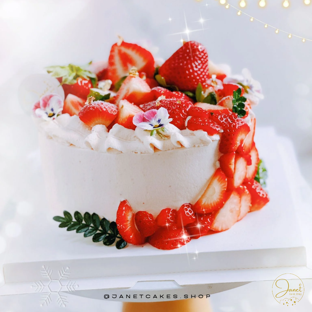 草莓香堤奶油蛋糕