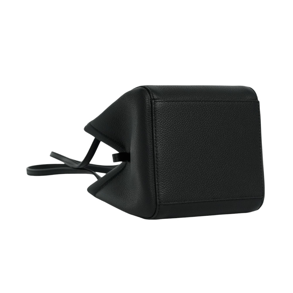 Origami 牛皮可折疊迷你水桶包/托特包(黑色) 8BS083 APZA F0KUR