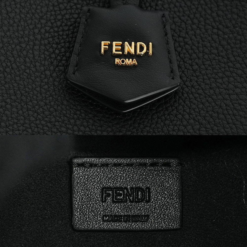 Origami 牛皮可折疊迷你水桶包/托特包(黑色) 8BS083 APZA F0KUR