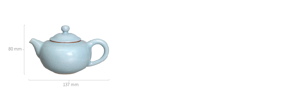 青瓷汝窯茶壺尺寸