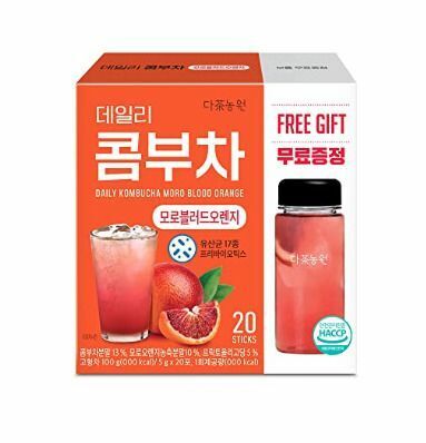 Danongwon Korea Kombucha Tea Moro Blood Orange Flavor Free gift Bottle【parallel import】random packag