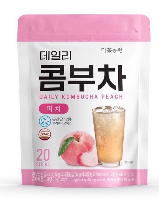 daily kombucha peach 5g x20ea [Parallel Imports](8809212556440)
