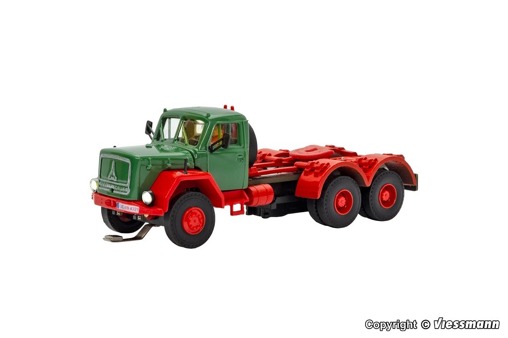 Viessmann 8012 HO規 MAGIRUS DEUTZ 3-axle 自走系統 3軸鉸接式卡車