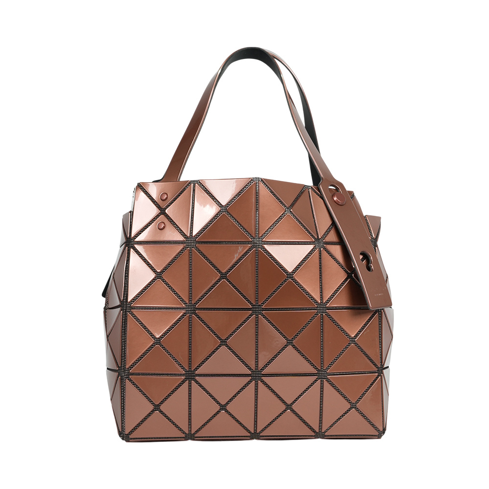 BAO BAO CARAT 4X4 亮面手提小方盒(焦糖棕) AG611 44