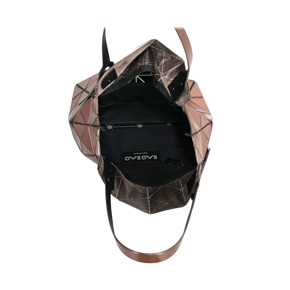 BAO BAO CARAT 4X4 亮面手提小方盒(焦糖棕) AG611 44