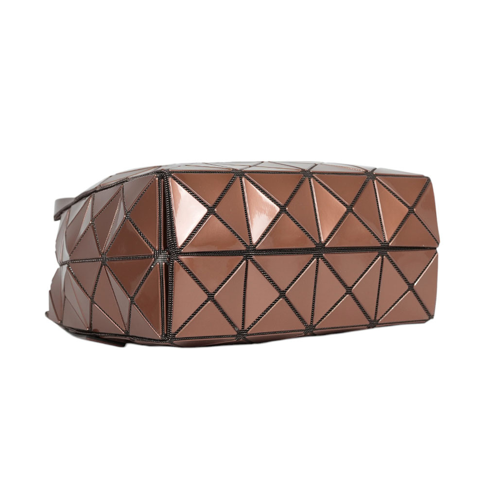 BAO BAO CARAT 4X4 亮面手提小方盒(焦糖棕) AG611 44