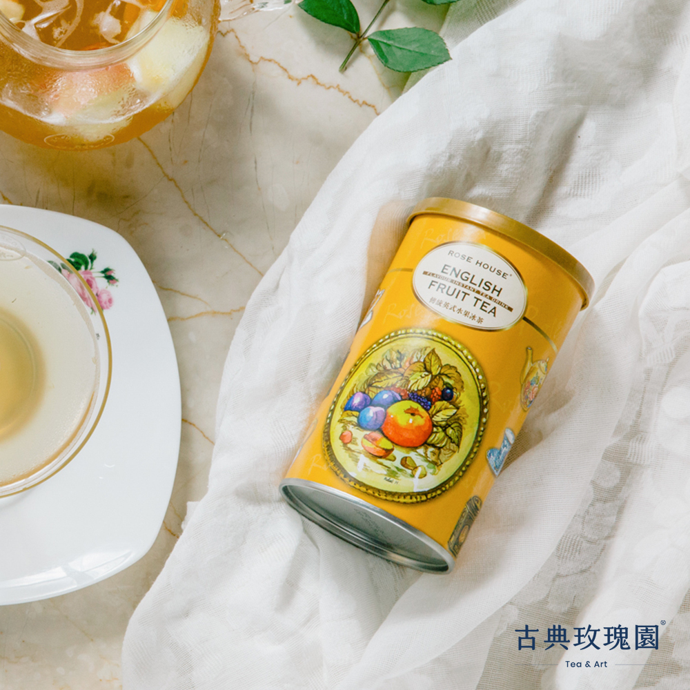 傳統英式水果風味冰茶 280g茶粉/罐裝